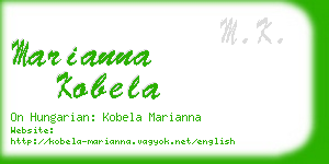 marianna kobela business card